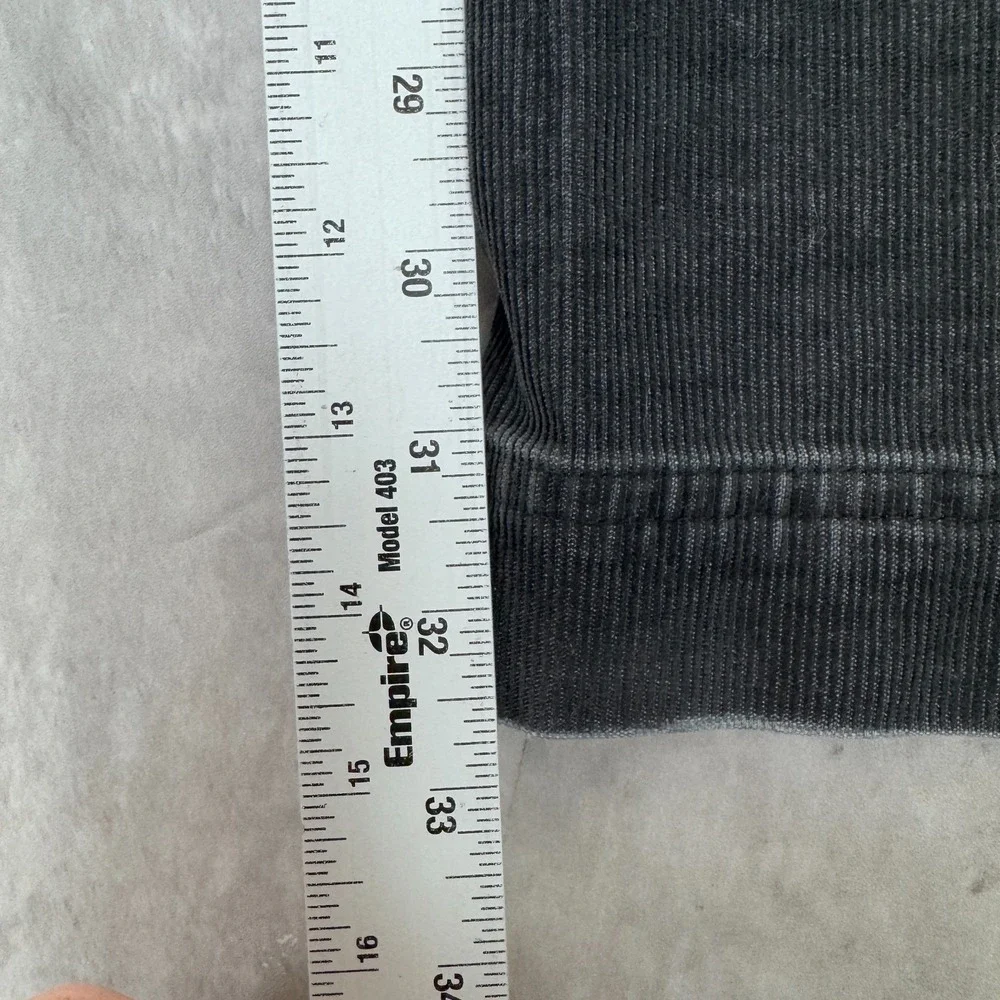 American Eagle Outfitters Corduroy Pants Womens 4 Black Flared Bootcut Granola - Picture 6 of 10